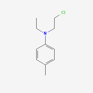 molecular formula C11H16ClN B13392665 4-Methyl-N-ethyl-N-chloroethylbenzene CAS No. 916791-99-6