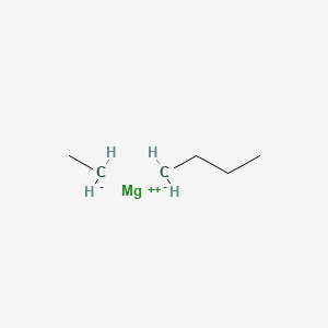 molecular formula C6H14Mg B13392696 magnesium;butane;ethane 