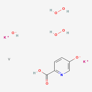 molecular formula C6H9K2NO8V B13392707 Bisperoxovanadium (HOpic) 