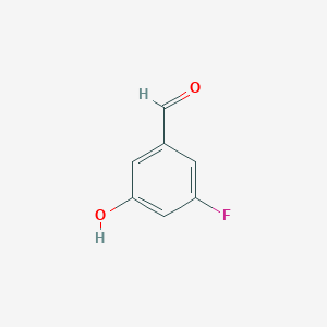molecular formula C7H5FO2 B1339271 3-氟-5-羟基苯甲醛 CAS No. 1023290-12-1
