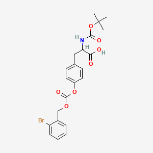 molecular formula C22H24BrNO7 B13392729 Boc-O-(2-bromo-Cbz)-L-Tyrosine 