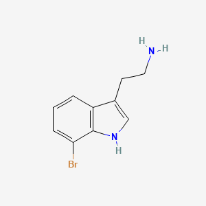molecular formula C10H11BrN2 B1339273 1H-Indole-3-ethanamine, 7-bromo- CAS No. 40619-69-0