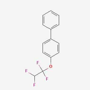 molecular formula C14H10F4O B1339274 4-(1,1,2,2-Tetrafluoroethoxy)biphenyl CAS No. 175838-97-8