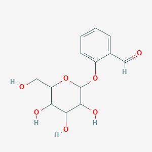 molecular formula C13H16O7 B13392744 2-Formylphenyl hexopyranoside 