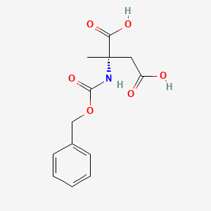 molecular formula C13H15NO6 B13392774 Cbz-alpha-methyl-L-Asp 