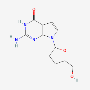 molecular formula C11H14N4O3 B13392875 7-Deaza-ddG 