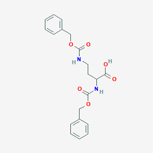 molecular formula C20H22N2O6 B13392888 N-alpha,gamma-Bis-Z-L-2,4-diaminobutyric acid 