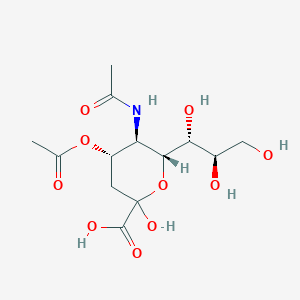 molecular formula C13H21NO10 B13392891 5-N-Acetyl-4-O-acetyl-neuraminic acid 