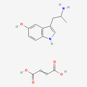 molecular formula C15H18N2O5 B13392916 alpha-Methylserotonin (maleate) 
