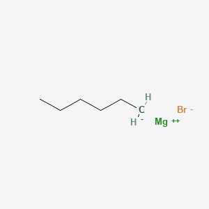 molecular formula C6H13BrMg B13392941 magnesium;hexane;bromide 