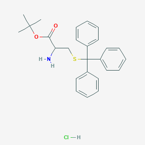 molecular formula C26H30ClNO2S B13392945 S-Trityl-D-cystine tert-butyl ester HCl 