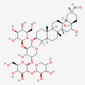 molecular formula C52H84O22 B13393082 Deglucocyclamin 