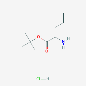 molecular formula C9H20ClNO2 B13393087 Tert-butyl 2-aminopentanoate hydrochloride 