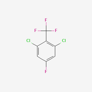 molecular formula C7H2Cl2F4 B1339309 2,6-Dichloro-4-fluorobenzotrifluoride CAS No. 1807179-76-5