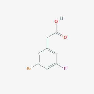 molecular formula C8H6BrFO2 B1339310 2-(3-Bromo-5-fluorophenyl)acetic acid CAS No. 202000-99-5