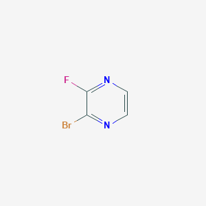 molecular formula C4H2BrFN2 B1339312 2-Bromo-3-fluoropyrazine CAS No. 206278-27-5