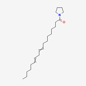 molecular formula C22H39NO B13393166 N-octadec-9,12-dienoylpyrrolidine CAS No. 56630-36-5