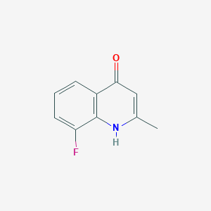 B1339319 8-Fluoro-2-methylquinolin-4-ol CAS No. 5288-22-2