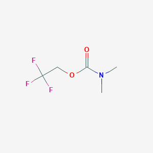 molecular formula C5H8F3NO2 B1339320 2,2,2-三氟乙基二甲氨基甲酸酯 CAS No. 407-43-2