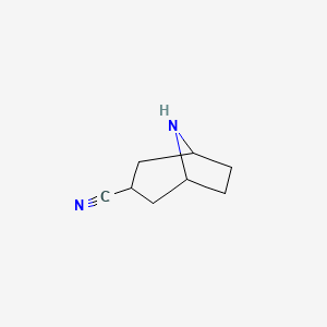 molecular formula C8H12N2 B1339322 Exo-8-azabicyclo[3.2.1]octane-3-carbonitrile 