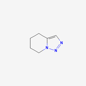 molecular formula C6H9N3 B1339328 4H,5H,6H,7H-[1,2,3]三唑并[1,5-a]吡啶 CAS No. 210880-66-3