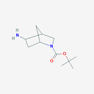 molecular formula C11H20N2O2 B1339332 Tert-butyl 5-amino-2-azabicyclo[2.2.1]heptane-2-carboxylate CAS No. 207405-62-7