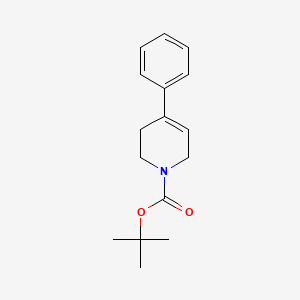 molecular formula C16H21NO2 B1339333 Tert-butyl 4-phenyl-5,6-dihydropyridine-1(2H)-carboxylate CAS No. 186347-72-8