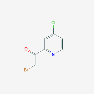 molecular formula C7H5BrClNO B1339344 2-Bromo-1-(4-chloropyridin-2-YL)ethanone CAS No. 718595-36-9