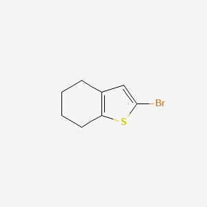 molecular formula C8H9BrS B1339346 2-Bromo-4,5,6,7-tetrahydrobenzo[b]thiophene CAS No. 111873-07-5