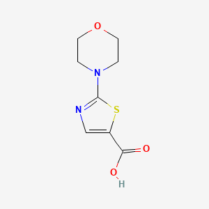 molecular formula C8H10N2O3S B1339350 2-吗啉基-1,3-噻唑-5-羧酸 CAS No. 332345-29-6