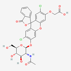 molecular formula C30H25Cl2NO12 B13393539 CM-Dcf-nag 