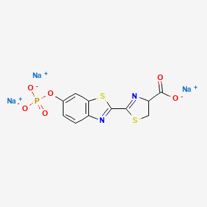 molecular formula C11H6N2Na3O6PS2 B13393544 D-Luciferin phosphate 