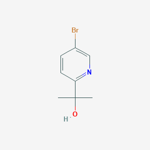 molecular formula C8H10BrNO B1339358 2-(5-溴吡啶-2-基)丙-2-醇 CAS No. 290307-40-3