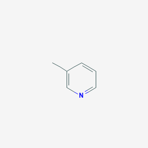 molecular formula C6H7N<br>(C5H4N)CH3<br>C6H7N B133936 3-Methylpyridine CAS No. 108-99-6