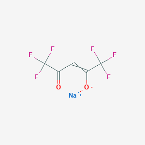 molecular formula C5HF6NaO2 B13393609 Sodium;1,1,1,5,5,5-hexafluoro-4-oxopent-2-en-2-olate 