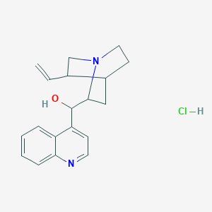 molecular formula C19H23ClN2O B13393615 (S)-Quinolin-4-yl((2R,4S,8R)-8-vinylquinuclidin-2-yl)methanol hydrochloride CAS No. 146576-33-2