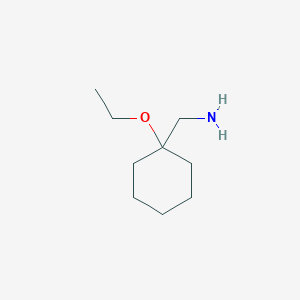 molecular formula C9H19NO B1339363 (1-Ethoxycyclohexyl)methanamine 