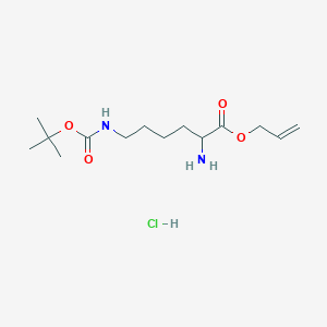 molecular formula C14H27ClN2O4 B13393681 Nepsilon-Boc-L-lysine allyl ester hydrochloride 