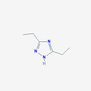 molecular formula C6H11N3 B1339369 3,5-diethyl-1H-1,2,4-triazole CAS No. 7343-35-3