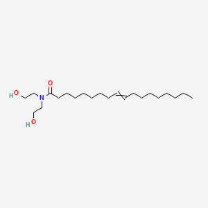 molecular formula C22H43NO3 B13393703 N,N-Bis(2-hydroxyethyl)octadec-9-enamide 