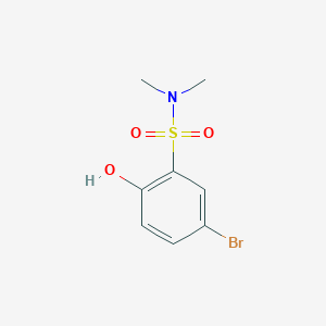 molecular formula C8H10BrNO3S B1339372 5-bromo-2-hydroxy-N,N-dimethylbenzenesulfonamide 