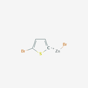 molecular formula C4H2Br2SZn B13393723 5-bromo-2H-thiophen-2-ide;bromozinc(1+) 