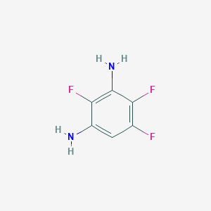 molecular formula C6H5F3N2 B1339373 2,4,5-三氟苯-1,3-二胺 CAS No. 321182-37-0
