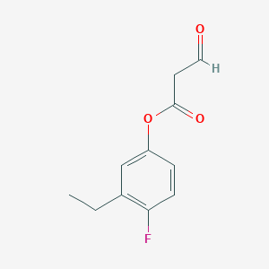 molecular formula C11H11FO3 B13393754 3-Ethyl-4-fluorophenyl-3-oxopropanoate 