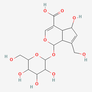 molecular formula C16H22O11 B13393774 Desacetyl asperulosidic acid 