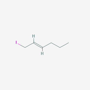 molecular formula C6H11I B13393814 1-Iodohex-2-ene 