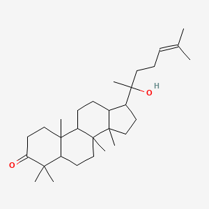 molecular formula C30H50O2 B13393865 17-(2-Hydroxy-6-methylhept-5-en-2-yl)-4,4,8,10,14-pentamethyl-1,2,5,6,7,9,11,12,13,15,16,17-dodecahydrocyclopenta[a]phenanthren-3-one 