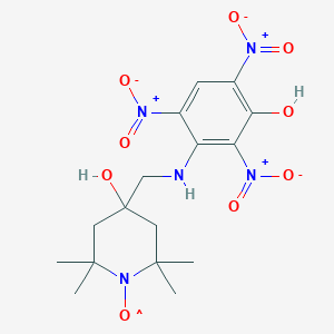 4-Hydroxy-2,2,6,6-tetramethyl-4-(3-picrylaminomethyl)piperidine N-oxide