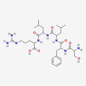 molecular formula C30H50N8O7 B13393927 H-DL-Ser-DL-Phe-DL-Leu-DL-Leu-DL-Arg-OH 