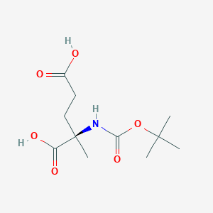molecular formula C11H19NO6 B13393931 Boc-alpha-Methyl-D-Glu 